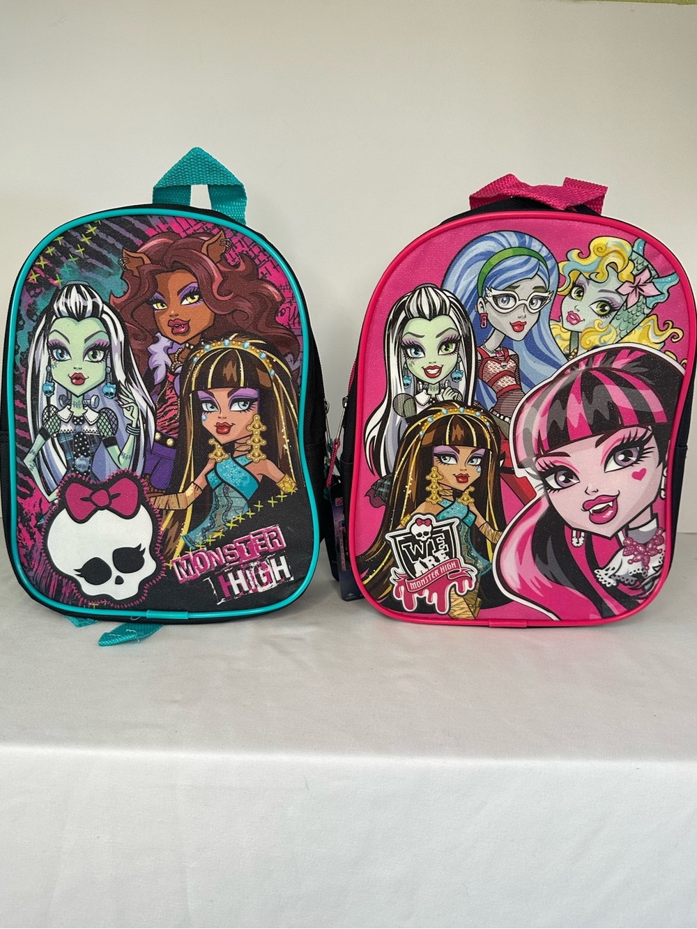Monster High Mini 10” Backpack Colors: Teal or Pink